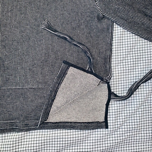 MADEWELL Contrast Stripe Side Tie Knit Sweater - Picture 6 of 12